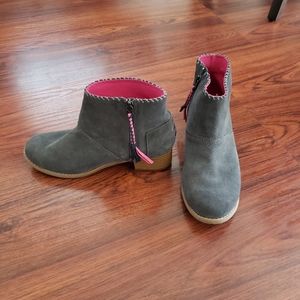 Youth Toms gray bootie
